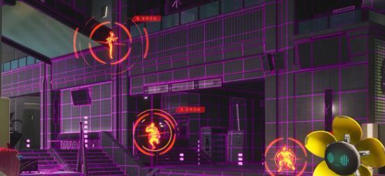 《远光84》高级资源区内景，地面上散落着金色武器箱与稀有配件