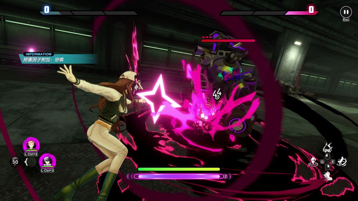 角色技能释放特写，展现华丽连招与敌人爆炸效果