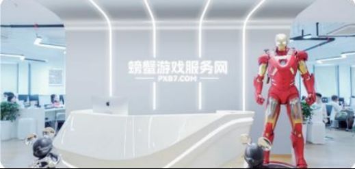 螃蟹账号品牌LOGO墙，背景为公司发展历程时间轴，体现专业形象