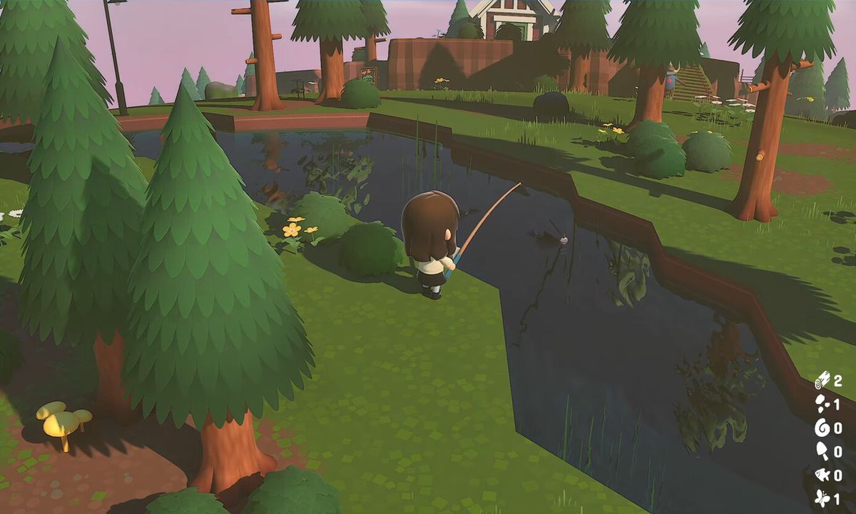 《温馨小镇》四季变换场景对比图，展现不同季节下的自然景观与节日装饰