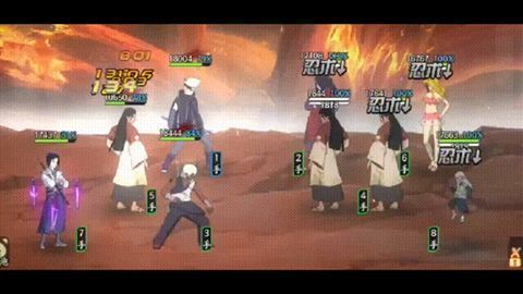 新区阵容战斗截图，展示多段普攻压制对手