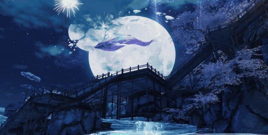 幽州东夜空烟花绽放场景，玩家聚集观看并拾取掉落宝箱