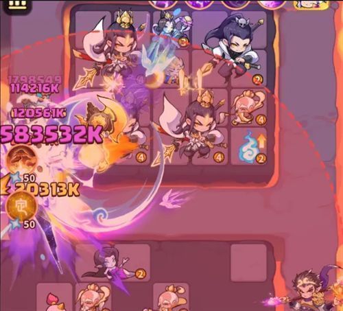 雷系辅助角色被部署在角落位置，确保不浪费输出空间，同时保持技能覆盖范围