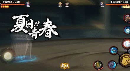 泳装李发动强力踢击，萨姆伊撑伞旋转反击，沙滩尘土飞扬