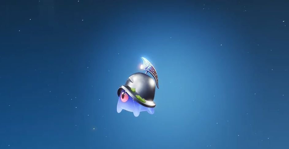 玩家角色在火山小径上与胆小盔NPC对话的场景，背景是冒着烟的火山口