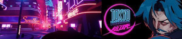 漫画风格过场画面，主角与神秘女子对峙，线条粗犷，色彩对比强烈