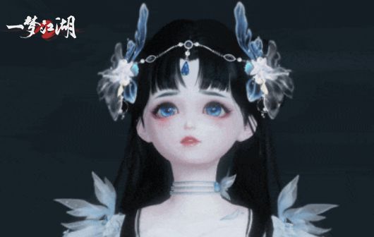 露凝男款头饰，白玉枝条缠绕发间，清雅脱俗