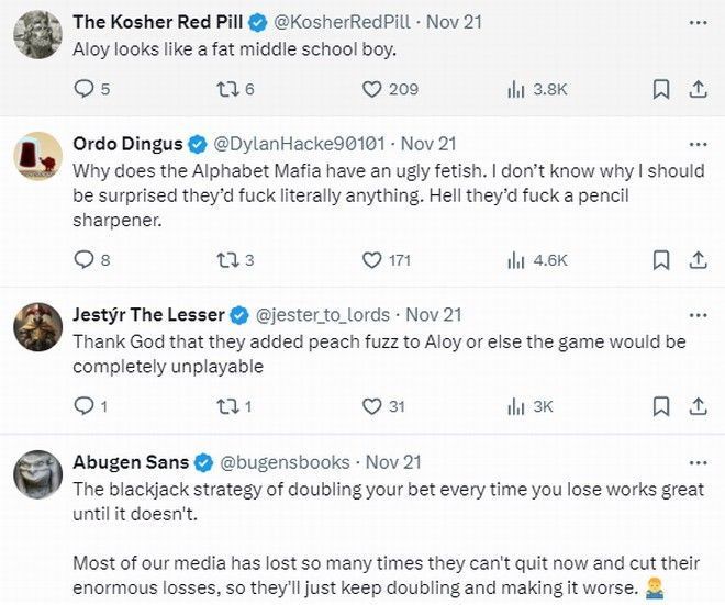 对比图显示埃洛伊与伊芙的面部建模差异，左侧为偏写实风格，右侧为高精度美型设计