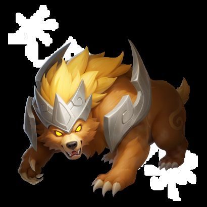 蛮力熊属性面板界面，显示其参战等级为35级，基础属性偏向防御与体力