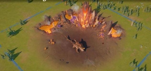 云霄翼龙在空中盘旋，向地面部队喷射雷电攻击