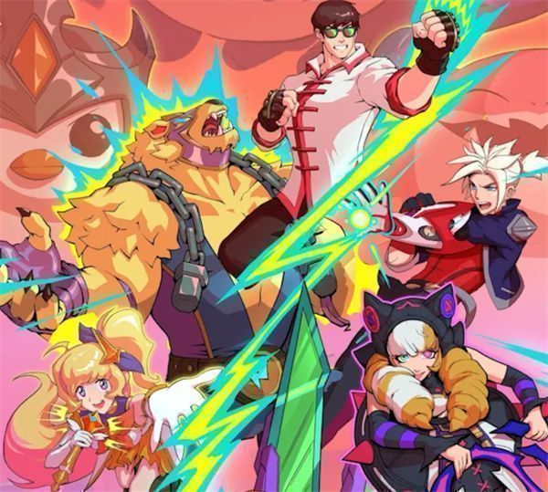 盲僧李青‘龙的传人’皮肤原画，身穿传统武术服饰，眼神凌厉，背景带有龙纹图腾