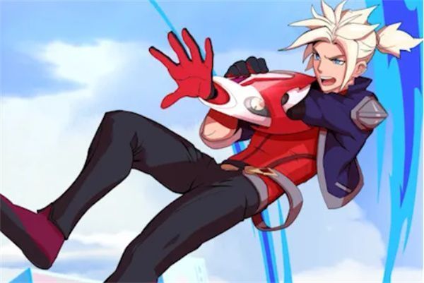 战斗学院系列皮肤细节特写，服装设计融合运动与科幻元素