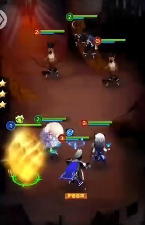 三套主流阵容对比图：左侧爆发流红光闪耀，中间控制流紫雾弥漫，右侧续航流绿光环绕