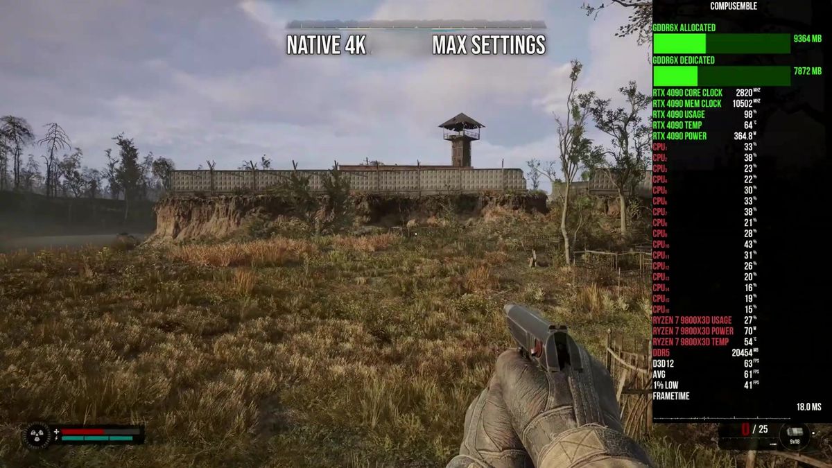 废墟城市远景，倒塌的建筑与残破车辆遍布街道，天空乌云密布