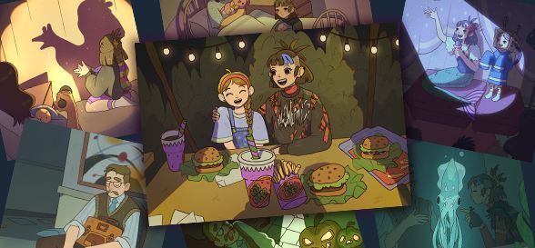 多个物品堆叠后形成的复合投影，精准匹配墙上的星星形状