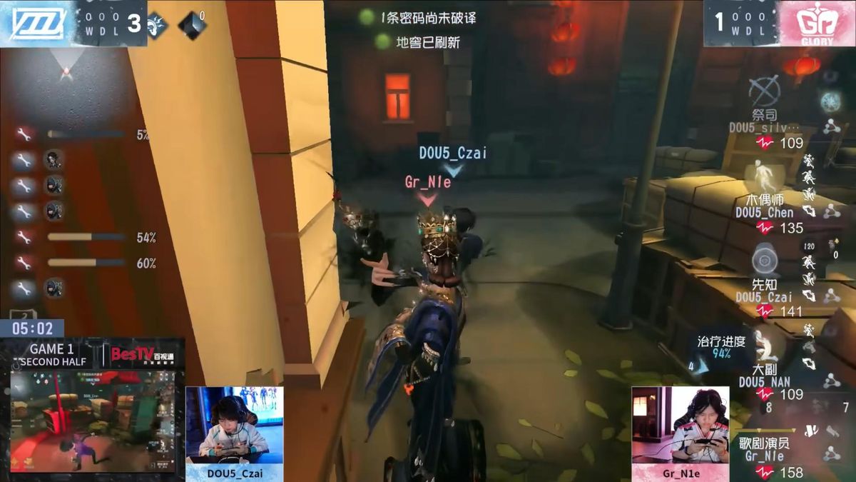 Gr_N1e操控歌剧演员蓄力刀过板，成功骗出飞轮并完成击倒