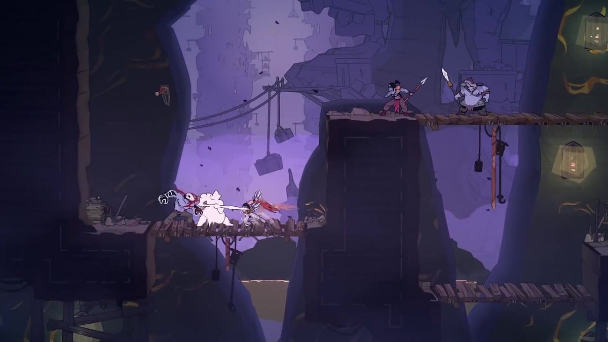 新Boss战斗场景，王子在火焰环绕的神殿中与巨型守卫激烈交锋