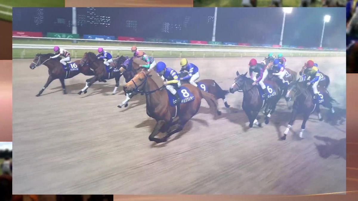 马匹档案页面，包含血统、成长曲线与性格分析