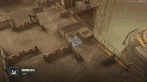 杜莎妮释放【冬神的许可】，地面凝结出霜冻区域，敌人行动受阻