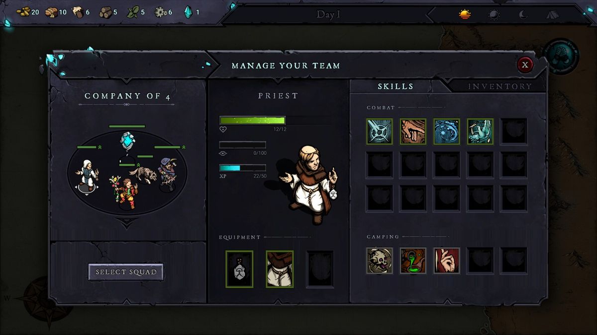 战斗界面特写，显示多种技能图标与状态效果，界面复杂且专业