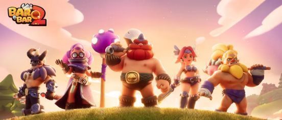 《野蛮人大作战2》预约页面截图，展示安卓与PC双平台预约入口