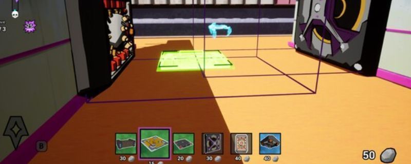 《AI.VI》游戏主视觉图，展示未来科技风格的战场环境与主角持枪对战AI敌人的场景