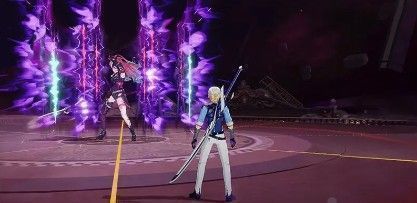 战场上多个扇形区域亮起红色警示，其中两处为安全区域