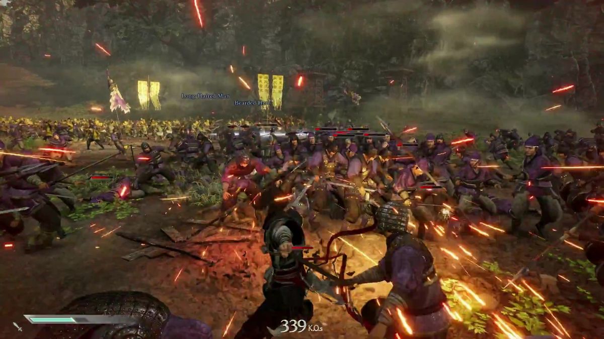 赵云在乱军中突围，枪影如龙，动作流畅