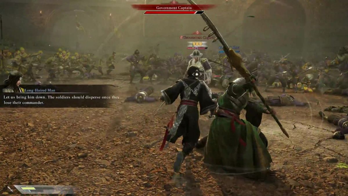 战场鼓声震天，士兵列阵冲锋，气势如虹