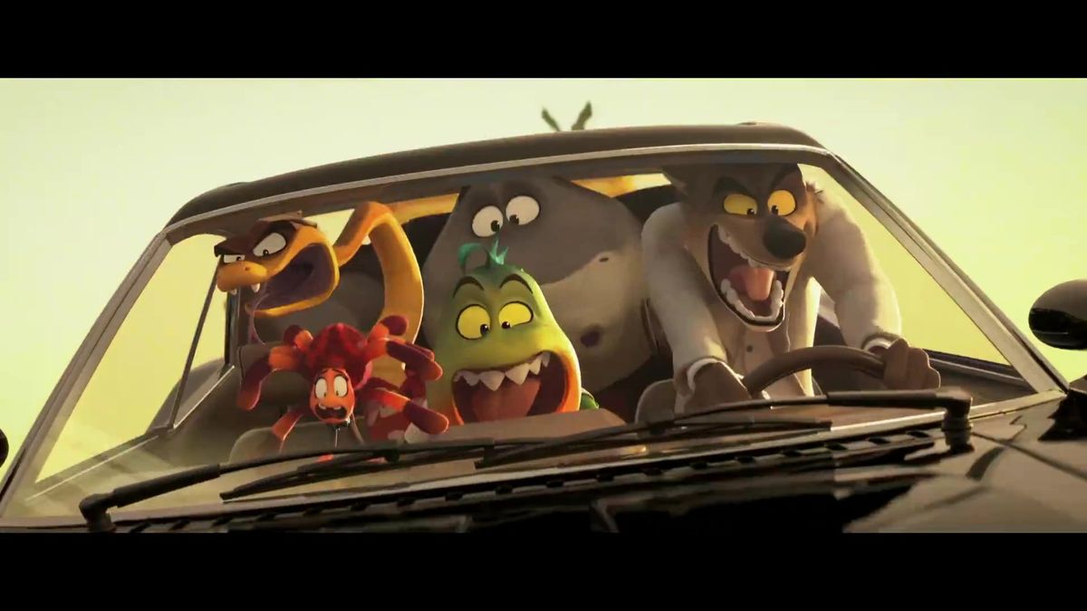 女性犯罪团首领登场，身穿红色皮衣，气场强大