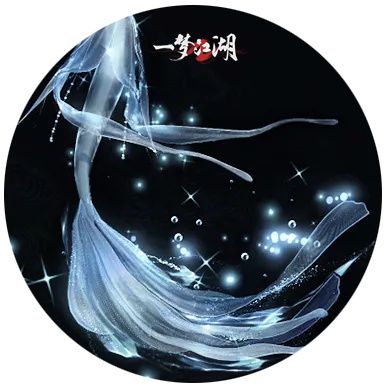 角色背影特写，珍珠链与流光纱尾交相辉映，宛如水中仙子