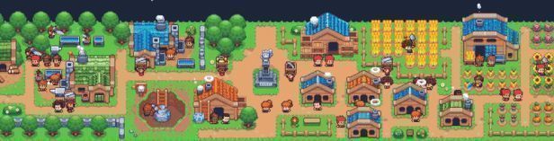 玩家电脑屏幕上，游戏窗口位于右下角，左侧是打开的PPT文档，形成‘边工作边种田’的趣味场景