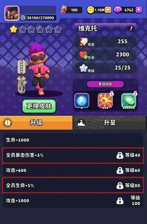 游戏内角色升级界面截图，显示多个幸存者头像与等级信息，界面科技感十足