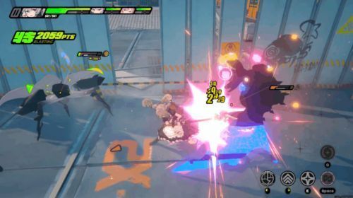 战斗界面展示清晰的动作轨迹与技能释放路径，无过多特效遮挡