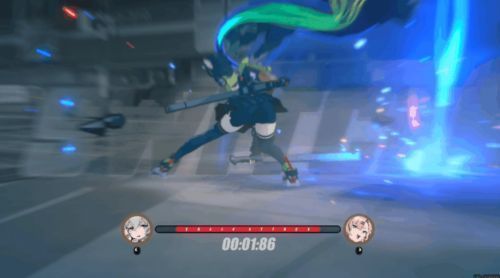 敌人头顶显示异常状态进度条，角色正在施加冰冻效果