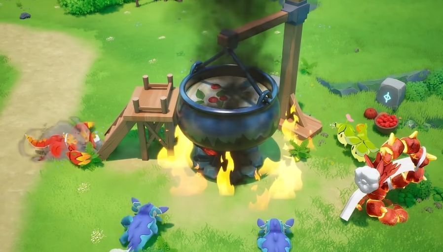 电系阵容战斗画面，角色释放连锁雷电技能，敌人被麻痹击退