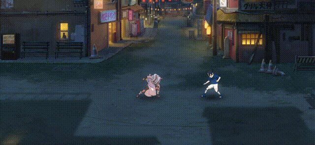 左近右近发动双旋多连击，拳脚如风暴般连续轰击对手