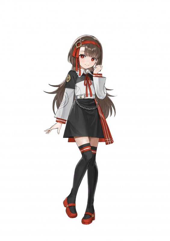 支援角色野坂咪那形象：戴眼镜的短发少女，神情认真地递出一份文件