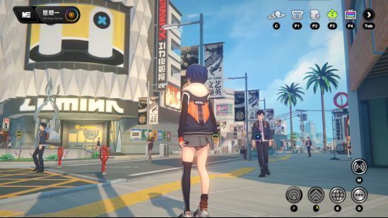 《绝区零》战斗场景截图，角色在充满崩坏能量的空洞中施展华丽连招，敌人被击飞，特效炫目