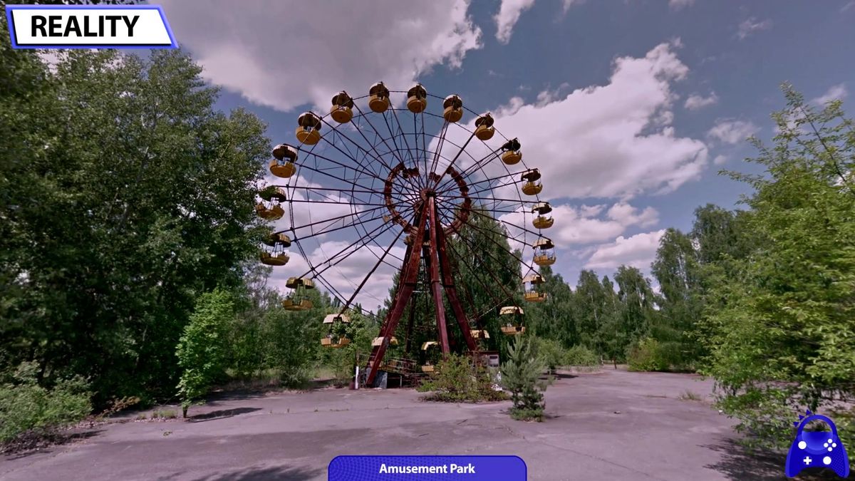 游戏中幼儿园场景，色彩与布局高度还原