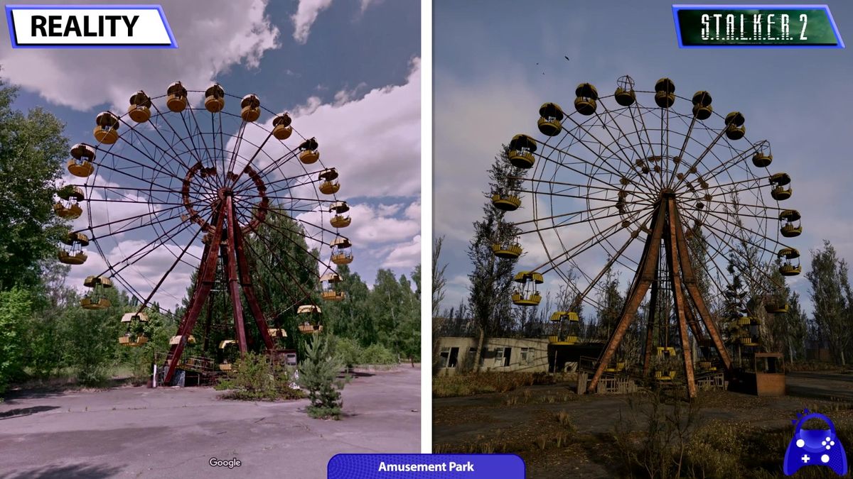 游戏中火车站复刻，铁轨与候车室细节到位