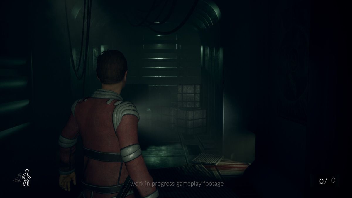 人类角色与机械犬在控制室内互动，屏幕上显示异常数据，气氛紧张