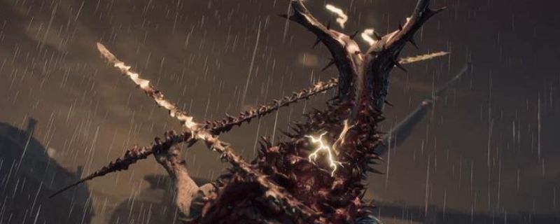 《剑星》中BOSS亚巴顿发动飞扑连段的战斗画面，角色正准备闪现躲避