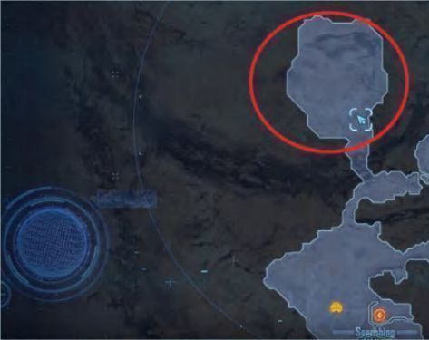 角色手持钓竿站在废弃工厂水塘边，周围环境破败但水面平静