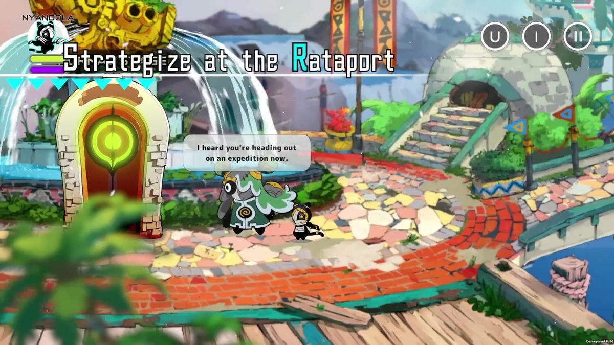 菜单界面展示角色选择与技能树，UI设计充满民族图腾与音乐元素