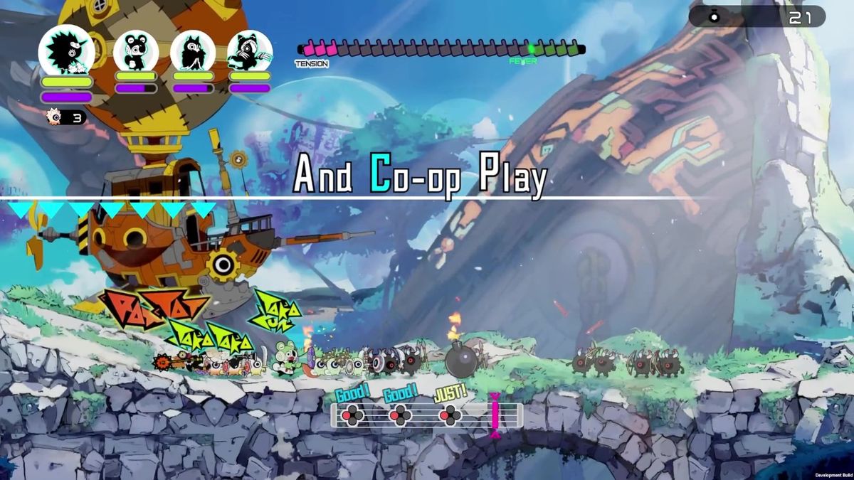 多人迷你游戏模式截图，玩家在节奏竞速关卡中跳跃躲避障碍