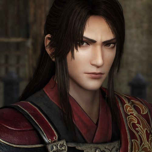 周瑜身穿青色长袍，手持羽扇，目光深邃地望向远方，身后是战船林立的江面，气氛肃穆