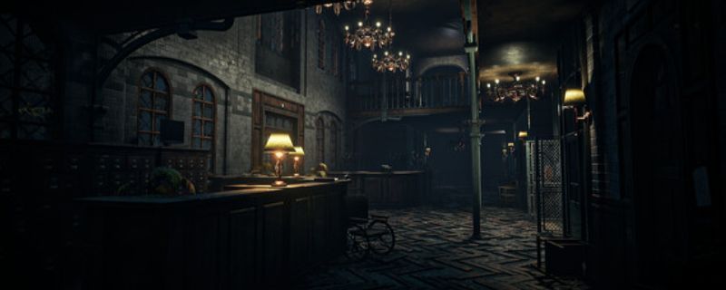 《Quadrofriend》游戏主界面展示，昏暗色调中浮现神秘四边形符号，营造出诡异氛围