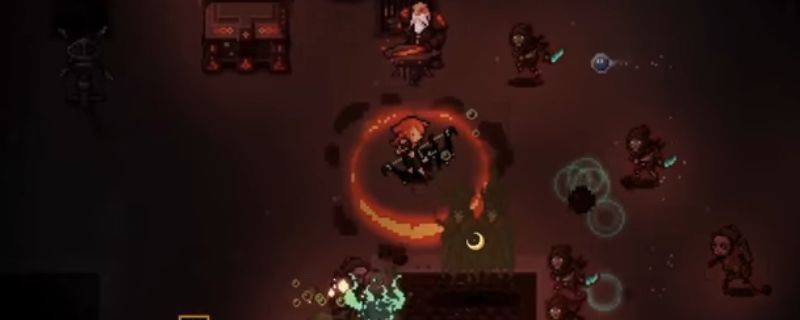 The Slormancer游戏中近战技能特效界面展示，显示近战连发与击退属性加成详情