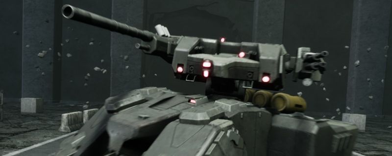 《Dolls Nest》圣智庙区域全景图，展示荒漠与上方建筑群的双层结构布局